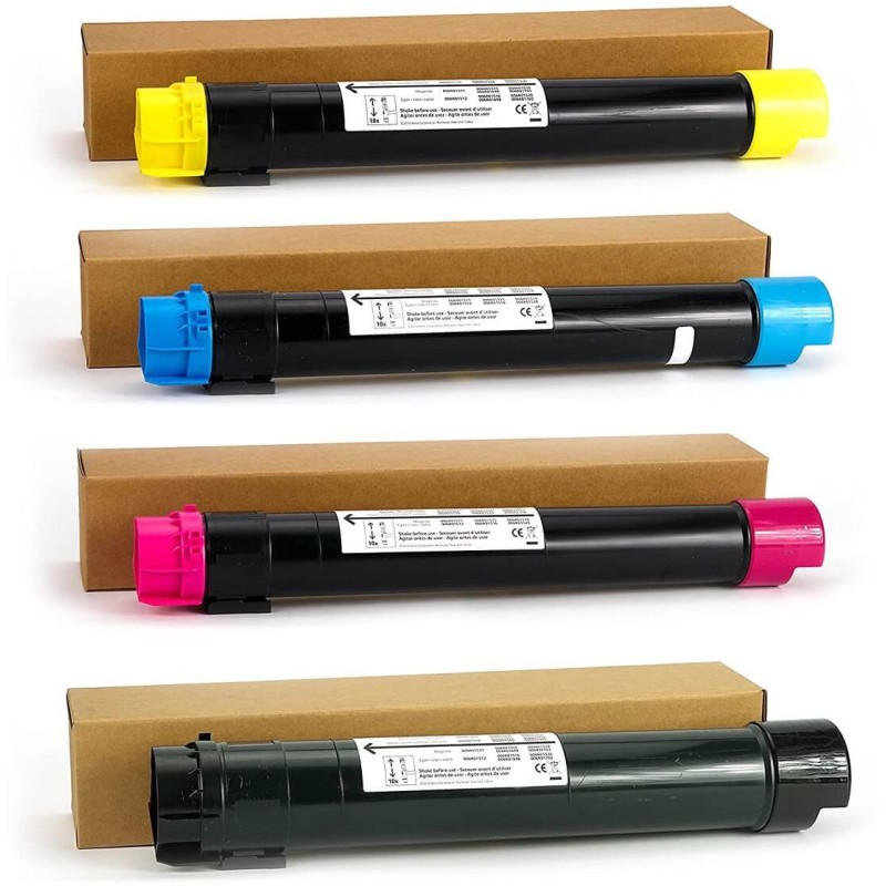 Pack Toners Compatibles Xerox 7500 Noir et Couleur - cartouche laser compatible Xerox