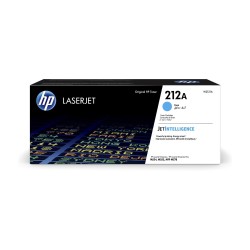 Toner HP 212A (W2121A) cyan de 4500 pages - cartouche laser de marque HP
