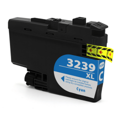 Cartouche d'encre compatible BROTHER LC3239XLC cyan