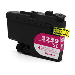 Cartouche d'encre compatible BROTHER LC3239XLM magenta