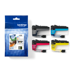 Brother LC426 noir et couleur Value Pack - 4 cartouches d'encre de marque Brother LC426.