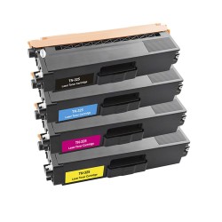 Brother TN-320/325 - LOT de 4 toners compatibles Brother TN320 noir, cyan, magenta et jaune simple capacité