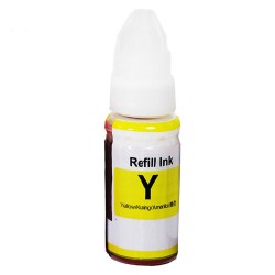 Bouteille d'encre compatible CANON GI-490Y (GI490Y) jaune - bouteille d'encre compatible