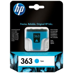 Cartouche d'encre HP 363 / C8771EE (C8771EE) cyan - Cartouche d'encre d'encre de marque HP