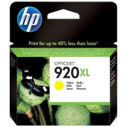 Cartouche HP 920XL / CD974AE jaune - cartouche d'encre de marque HP