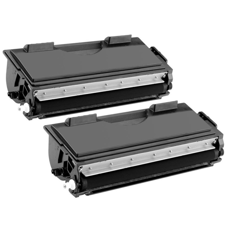 TN6600 - LOT de 2 toners laser génériques équivalents au modèle TN-6600 noir (grande capacité)
