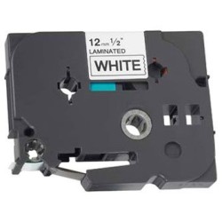 Ruban laminé générique équivalent au modèle Brother TZe-231 12mm noir/blanc