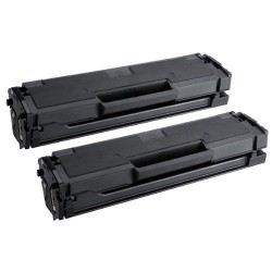 LOT de 2 toners génériques noirs équivalents au modèle Samsung MLT-D101S/ELS