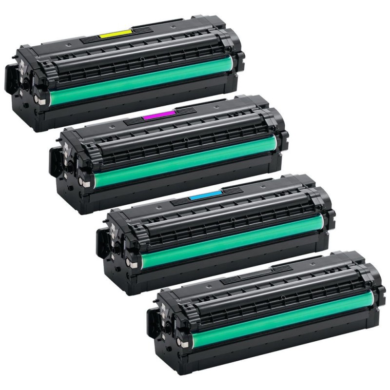 LOT de 4 toners générique type Samsung CLT-K506L, CLT-C506L, CLT-M506L et CLT-Y506L