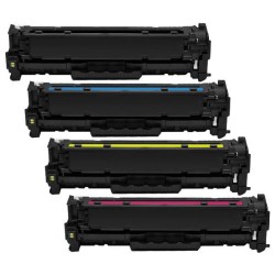 HP 131A - LOT de 4 toners compatibles HP. Remplace les toners CF210X à CF213A