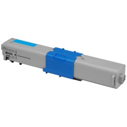 Toner Compatible OKI C301 / C321 (44973535) cyan - cartouche laser compatible OKI - 1500 pages