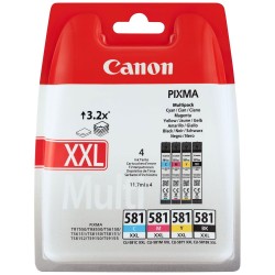 Multipack Canon CLI-581 XXL - Pack de 4 cartouches de marque Canon 1998C005