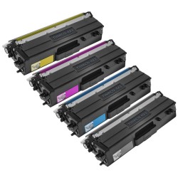 Brother TN423 Noir et couleur, LOT de 4 toners compatibles Brother TN-423 BK/C/M/Y - Jusqu'à 6500p