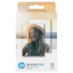 Papier photo autocollant de marque HP ZINK S2 / 2LY72A - 20 feuilles 5,8 x 8,7cm