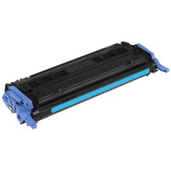 Toner Compatible HP 124A (Q6001A) cyan - cartouche laser compatible HP - 2000 pages