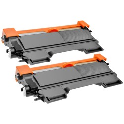 Brother TN-2220 - LOT de 2 toners compatibles noirs (2600 pages x2)