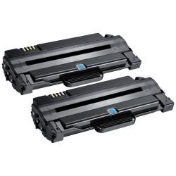 Lot de 2 toners génériques équivalents au modèle Samsung MLT-D1052L noir pour Samsung SCX 4600/4623F (grande capacité)