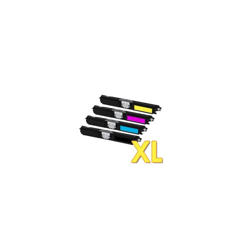 Epson CX16 - LOT de 4 toners compatibles noir, cyan, magenta et jaune
