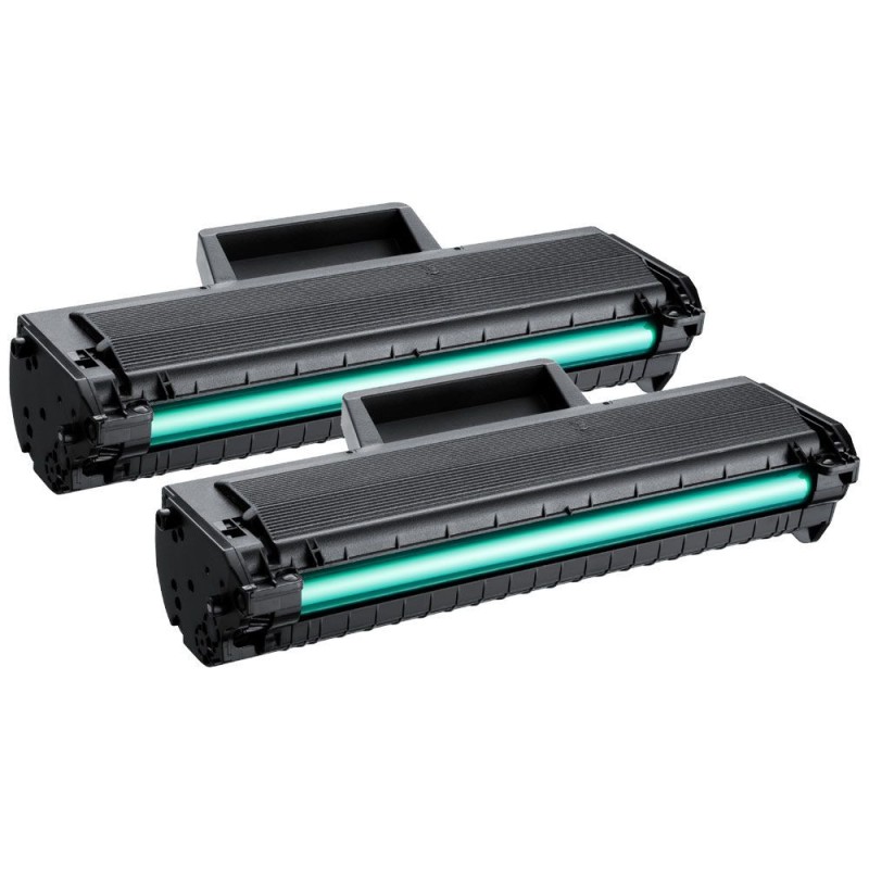 Samsung ML-1660/1665 - Lot de 2 toners génériques équivalents au modèle Samsung MLT-D1042S noir