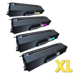 Brother TN-325 - LOT de 4 toners compatibles Brother TN325 noir, cyan, magenta et jaune