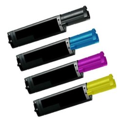 EPSON CX21 - LOT de 4 toners compatibles noir, cyan, magenta et jaune