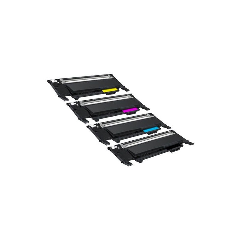 Samsung CLP-320/325 - Lot de 4 toners génériques équivalents aux modèles Samsung CLT-P4072C
