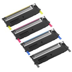 Dell 1230 - Lot de 4 toners génériques équivalents aux modèles Dell 593-1049x noir, cyan, magenta et jaune