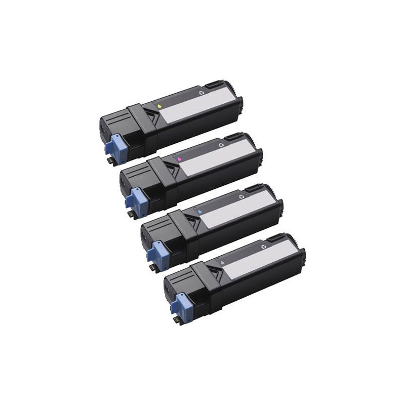 Dell 2150 / 2155 - LOT de 4 toners compatibles CN/CDN