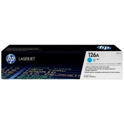 Cartouche Toner HP 126A (CE311A) cyan originale (1000 pages)