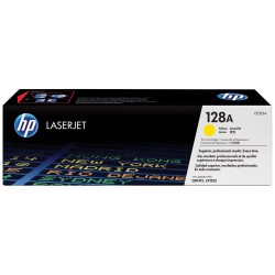 Cartouche Toner HP 128A (CE322A) jaune originale (1300 pages)