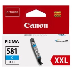 Cartouche d'encre de marque CANON CLI-581C XXL – Cyan, 11 ml