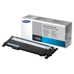 Cartouche Toner SAMSUNG C406S (CLT-C406S) cyan originale (1000 pages)