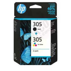 HP 305 noir et couleur - LOT de 2 cartouches d'encre de marque HP 305 / 6ZD17AE