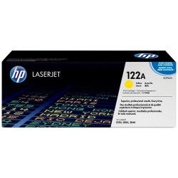 Cartouche Toner HP 122A (Q3962A) jaune originale (4000 pages)