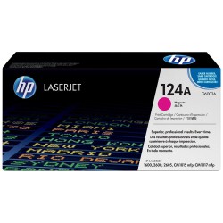 Cartouche Toner HP 124A (Q6003A) magenta originale (2000 pages)