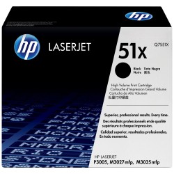 Cartouche Toner HP 51X (Q7551X) noir originale (13000 pages)