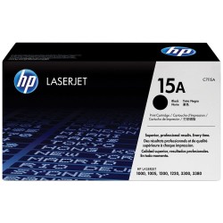 Cartouche Toner HP 15A (C7115A) noir originale (2500 pages)
