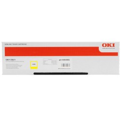 Cartouche Toner OKI C801/C821 (44643001) jaune originale (7300 pages)