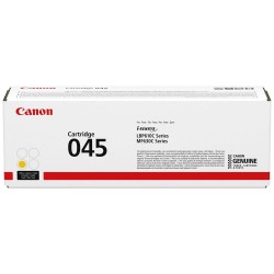 Cartouche Toner Canon 045Y (1239C002) jaune originale (1300 pages)