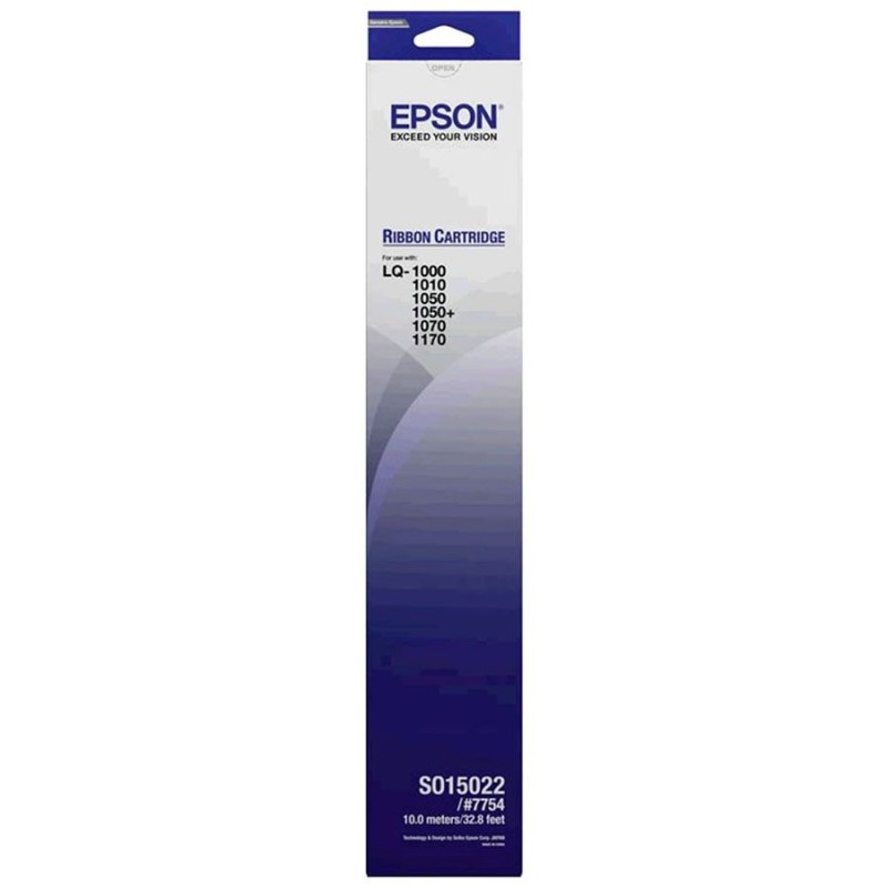 Ruban de marque Epson C13S015022 noir pour LQ 1050 et LQ 1170
