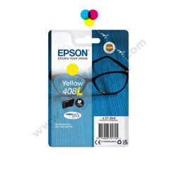 Cartouche EPSON 408L Lunette (C13T09K44010) jaune - cartouche d'encre de marque EPSON