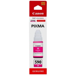 Cartouche d'encre de marque CANON GI-590M – Magenta, 70 ml