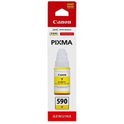 Cartouche d'encre de marque CANON GI-590Y – Jaune, 70 ml