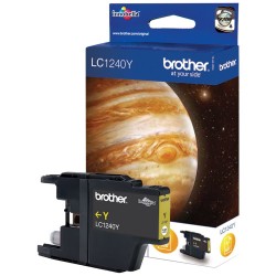 Cartouche d'encre de marque BROTHER LC1240Y – Jaune, 600