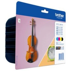 Brother LC127XLVALBP - Value Pack de 4 cartouches de marque Brother LC127XL / LC125XL