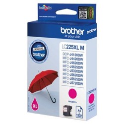 Cartouche d'encre de marque BROTHER LC225XLM – Magenta, 1200