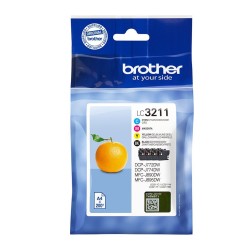 Brother LC3211 Value Pack - Lot de 4 cartouches d'encre de marque LC3211VAL
