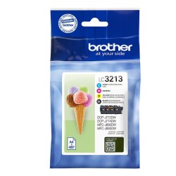 Brother LC3213 Value Pack - Lot de 4 cartouches d'encre de marque LC3213VAL