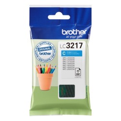 Cartouche d'encre de marque BROTHER LC3217C – Cyan, 550
