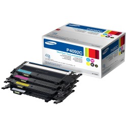 Cartouche Toner SAMSUNG P4092 (CLT-P4092C) noir / couleur originale (1500 pages)